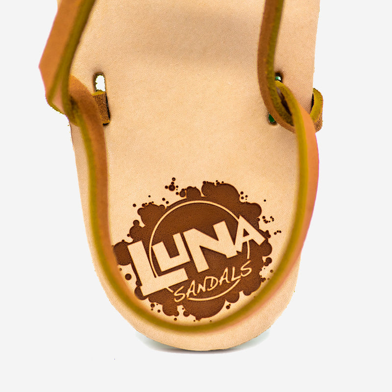 Luna Earth Slip-On Women's Sandals Brown | US-WIHDZ-1529