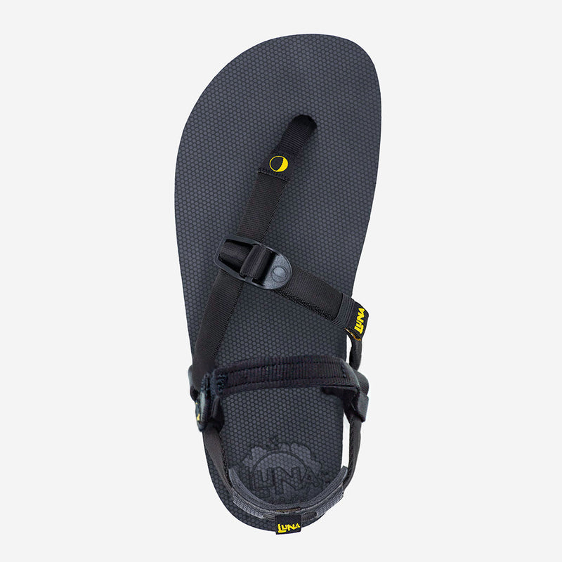 Luna Leadville Trail Men's Sandals Black | US-PFLTA-9640