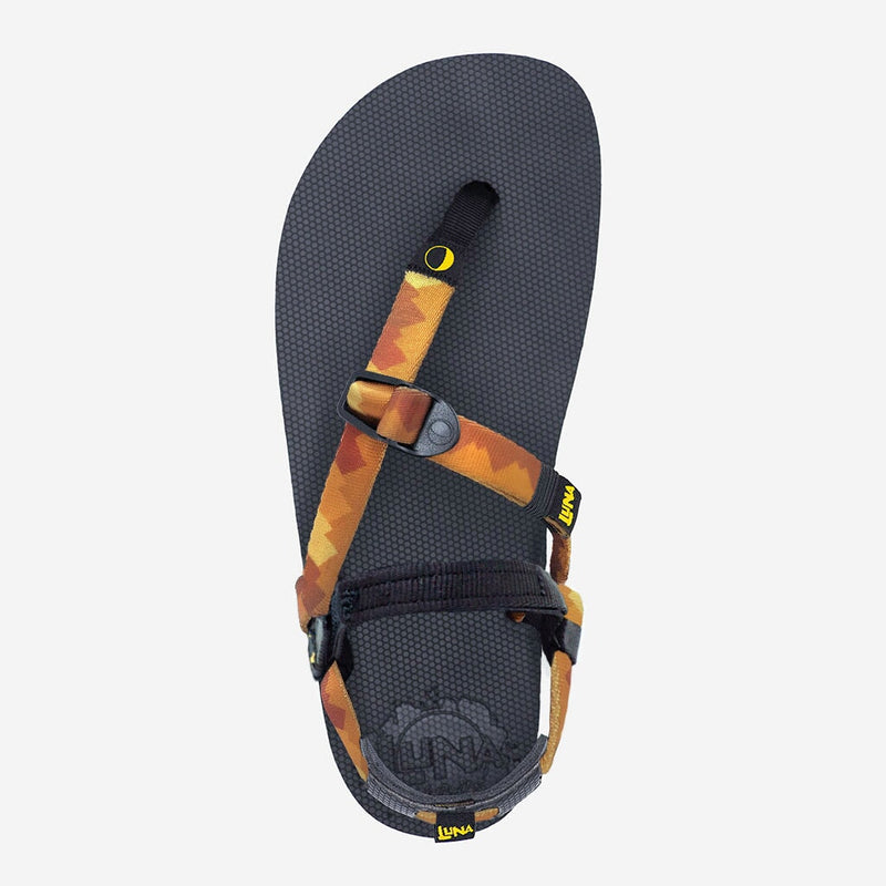 Luna Retro Mono Gordo Men's Sandals Yellow | US-XBHZL-5730