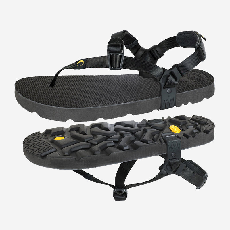 Luna Mono Gordo Winged Edition Men's Sandals Black | US-ROHLM-8394