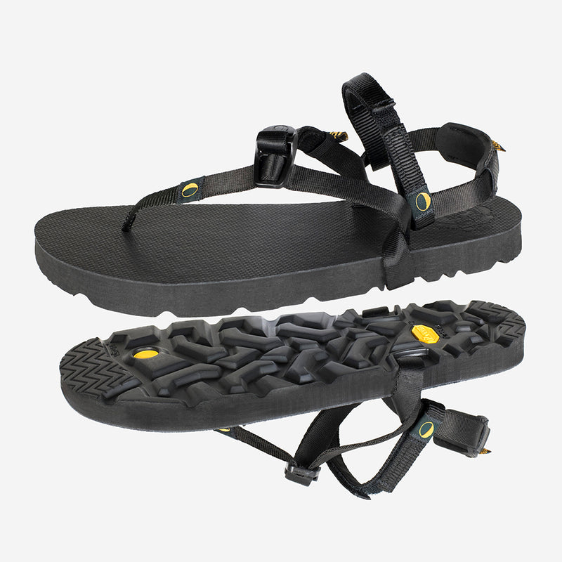 Luna Retro Mono Gordo Men's Sandals Black | US-UWCZO-7839