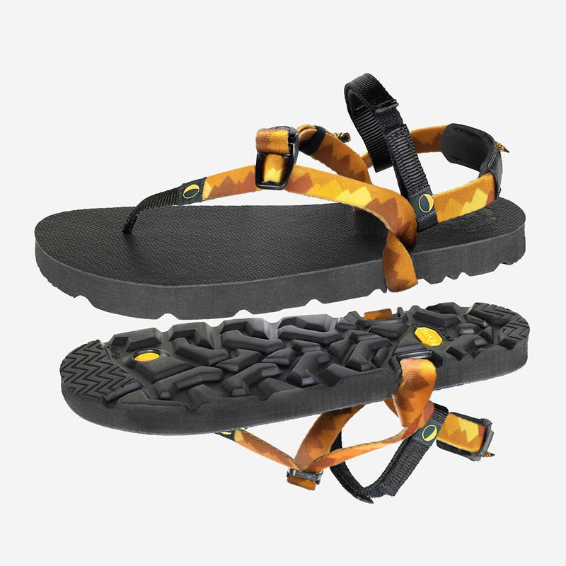 Luna Retro Mono Gordo Men's Sandals Yellow | US-XBHZL-5730