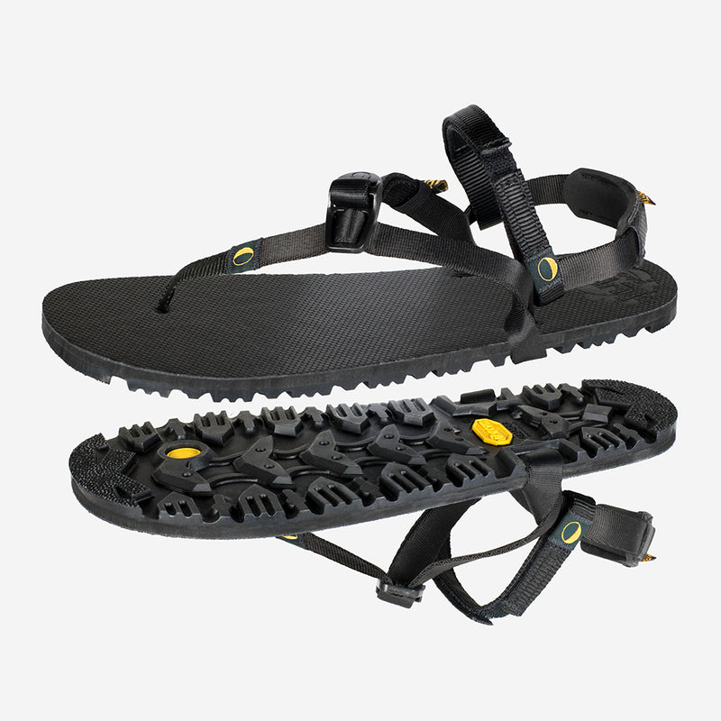 Luna Retro Oso Flaco Men's Sandals Black | US-IPGUD-6139